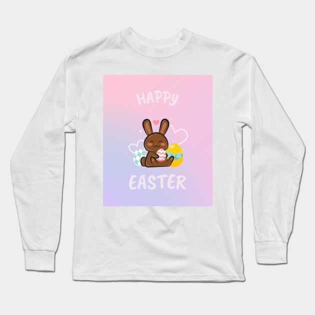 Happy Easter Long Sleeve T-Shirt by Bible All Day 